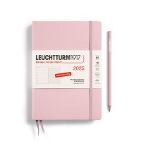 Wochenkalender & Notizbuch Medium A5 2025 puder