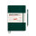 Monatsplaner & Notizbuch Composition (B5) 2025, 16 Monate, Softcover, forest green