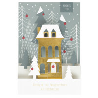 Karte - Weihnachtskartenhaus - "Zuhause ist...