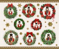 Stickerbuch – Nostalgische Weihnachtswelt