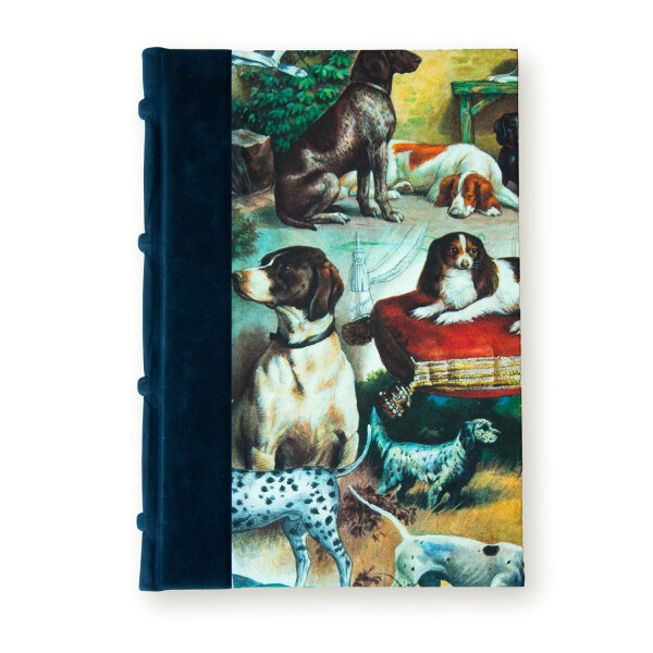 Halb-Leder Journal – Hunde