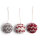 Christbaumkugel aus Filz - 3er Set