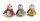 Christbaumschmuck aus Filz - Pinguine - 3er Set
