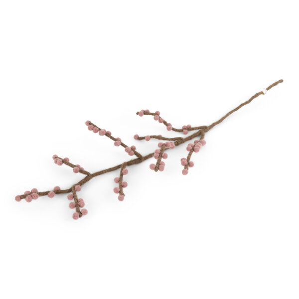 Zweig mit altrosa Beeren