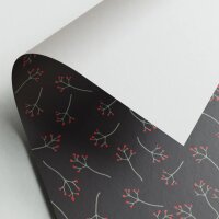 Geschenkpapier Weihnachtsblumen