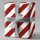 Geschenkpapier Streifen rot/weiß