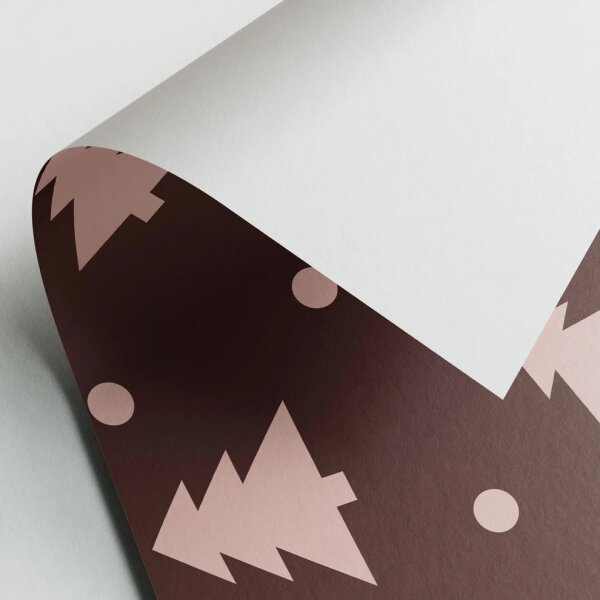 Geschenkpapier Tannenbäume