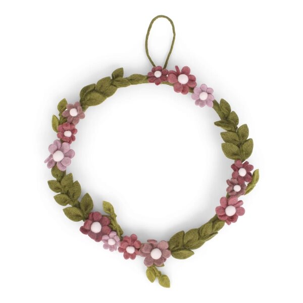 Filz Türkranz mit Anemonen