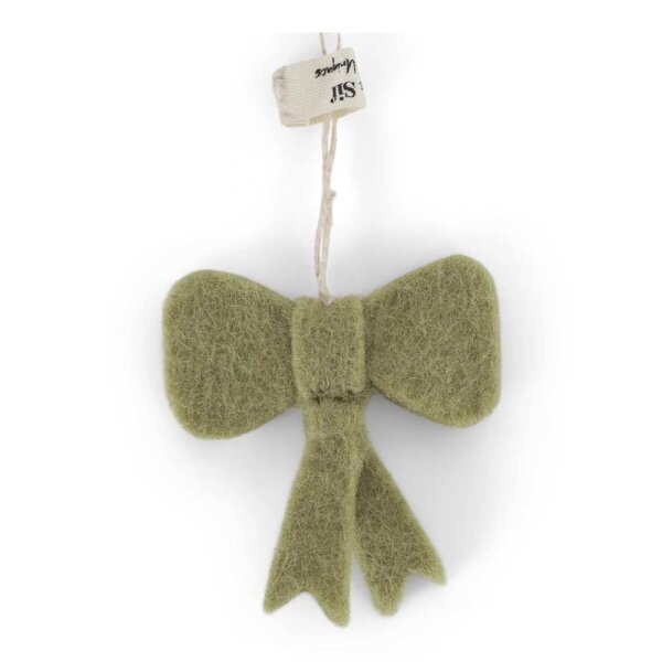 Filz Masche mintgrün mini