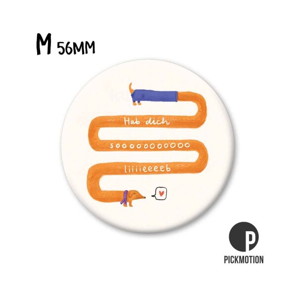 Magnet Hab dich so lieb Hund