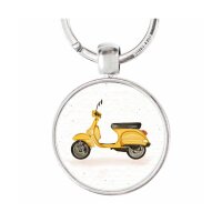 Schlüsselanhänger gelbe Vespa