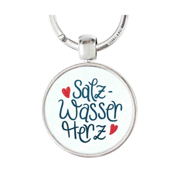 Schlüsselanhänger Salzwasser Herz