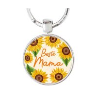 Schlüsselanhänger Beste Mama Sonnenblumen