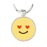 Schlüsselanhänger gelbes smiley