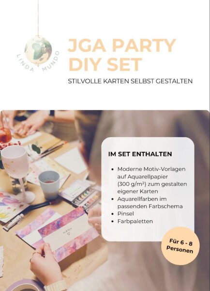 Junggesellinnen Abschied- DIY Set