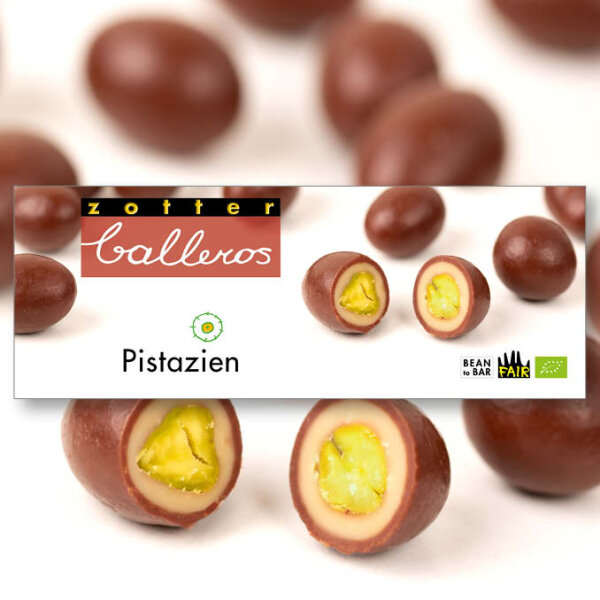 Schokolade Balleros – Pistazien