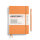 Notizbuch Medium (A5), Hardcover, 251 nummerierte Seiten, Apricot, kariert