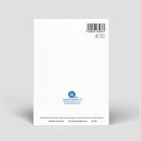 Klappkarte Weihnachtskranz