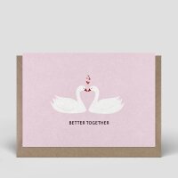Klappkarte "Better together"