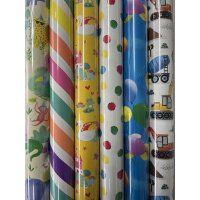 Geschenkpapier Rolle Kindermotive