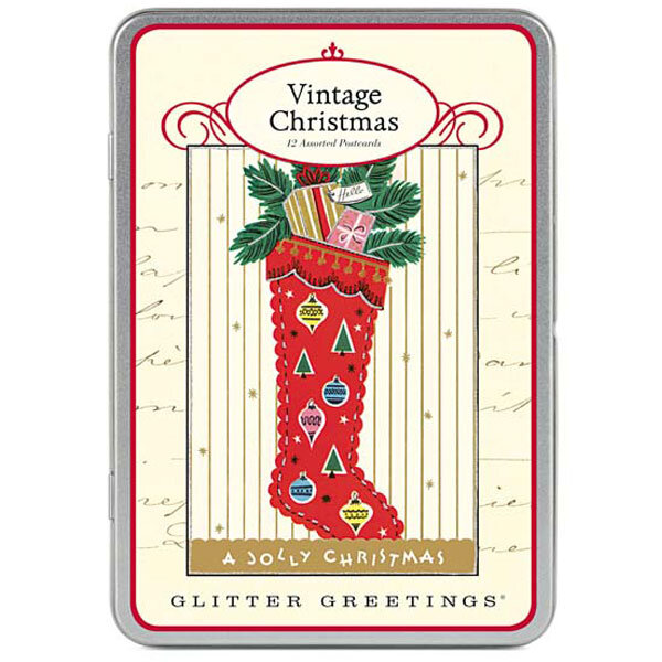 Postkartenset Glitter