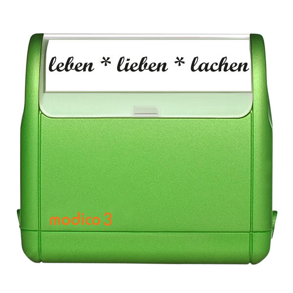 leben lieben lachen (M3 Stempel)