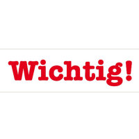 Wichtig! (M3 Stempel)