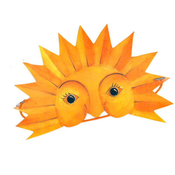 Maske Sonne