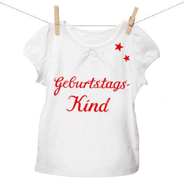 Bügelbild Geburtstagskind