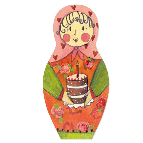 Karte Matroschka Torte