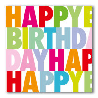Serviette Birthday