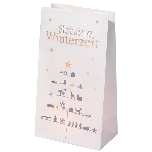 Winterzeit Lichttüte Schöne Winterzeit