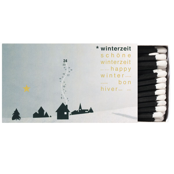 kleine Feuerhölzer Winterzeit