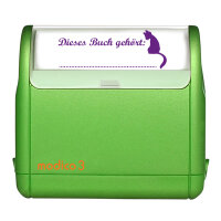M3 Stempel Dieses Buch Katze
