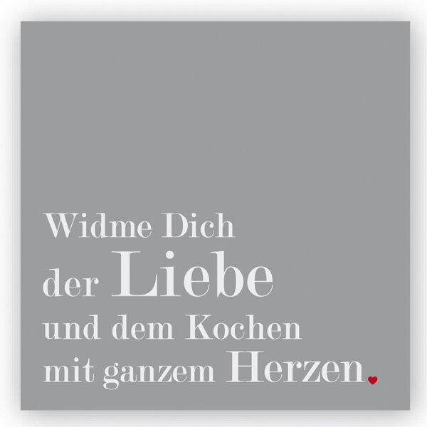 Servietten – Widme dich ...