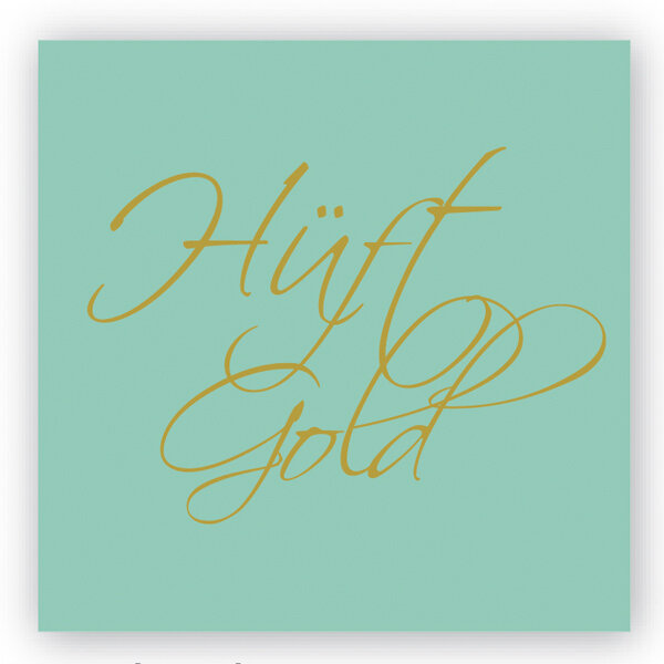 Servietten – Hüftgold türkis