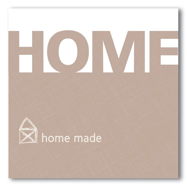 Serviette Home/taupe