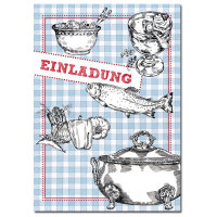 Einladungs Postkarten Block