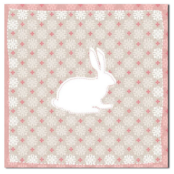 Serviette Hase