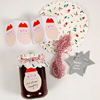 Be Jolly Jar Label Set