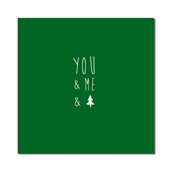 Winterzeit Servietten – You & Me …