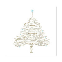 Winterzeit Servietten Weihnachtsbaum