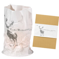 Papierlichtkarte Hirsch