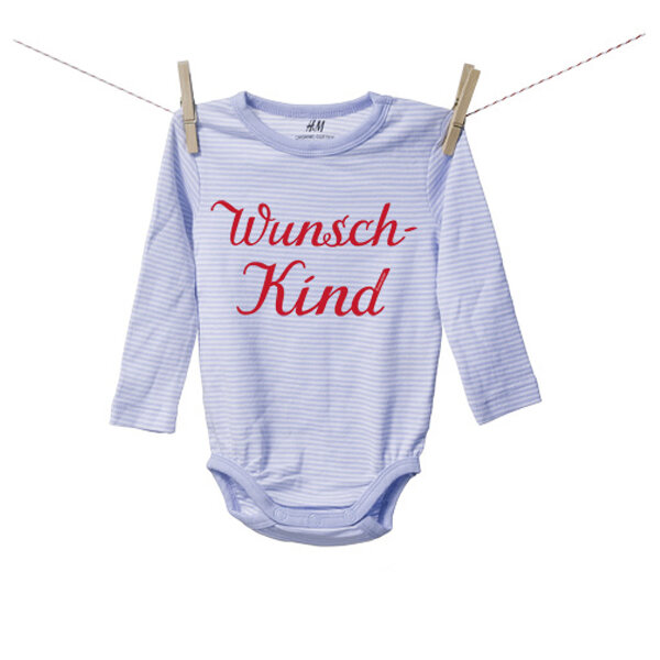 Bügelbild Wunschkind