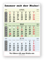 Original-Leitspruch-3-Monats-Kalender 2024