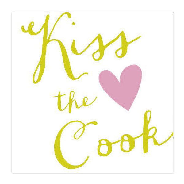 Serviette Kiss the cook