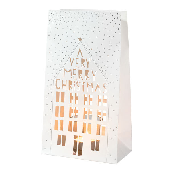 Lichttüten 2er-Set A very merry Christmas