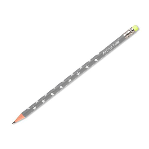 Bleistift Sterne grau