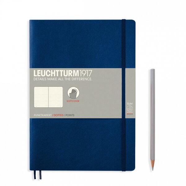 Notizbuch Composition  B5 Marine