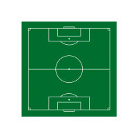 Magnet Fußball-Rasen